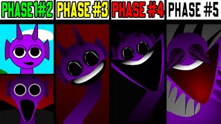 Phase 1 VS Phase 2 VS Phase 3 VS Phase 4 VS Phase 5 in Incredibox Sprunki [upl. by Hines]