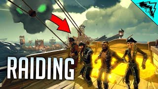 RAIDING CREW  Sea of Thieves Most Deadly Crew SoT Highlights amp Funny Moments 4 [upl. by Yelrah]