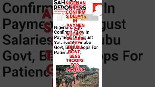 Nigerian Army Confirms Delay In Payment Of August Salaries By Tinubu Govt Begs Troops For patience [upl. by Nickolas987]