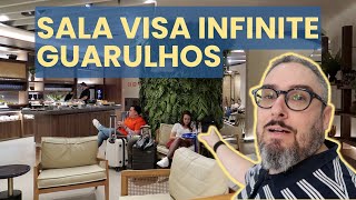 CONHECEMOS A NOVA SALA VIP VISA INFINITE EM GUARULHOS [upl. by Eniamrahc]