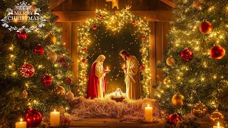 ✨ Holy Night Nativity Scene  Peaceful Christmas Music amp Jingle Bells to Celebrate the Season 🎄🙏 [upl. by Trembly826]