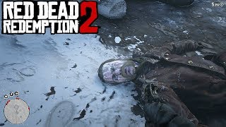 The Corpse of Micah Bell  Red Dead Redemption 2 [upl. by Dowski544]