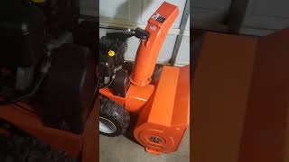 Ariens 1128 Nicknamed Orange Crush classic 2003 Snowblower ariens snowblowers wny shortsvideo [upl. by Olonam]