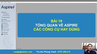 Bài 19 Phần mềm Aspire tiếng việt p1 [upl. by Gaddi]