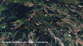 Levada da Serra do Faial  Camacha Trail Map Walking in Madeira [upl. by Terrell667]