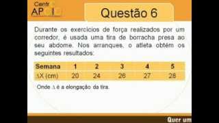 Física  Exercícios Resolvidos de Força Elástica [upl. by Kare]