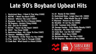 Late 90s Boybands UpBeatDance Hits [upl. by Egedan]