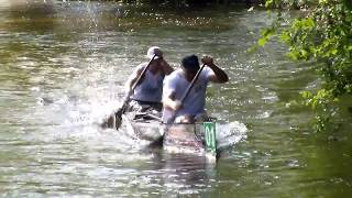 AuSable Canoe Marathon Sprint 2017  Andy Triebold  Mary Schlimmer [upl. by Khajeh]