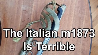 This sword is terrible 1873 Italian Cavalry Officers Sword [upl. by Schafer565]