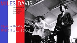 Miles Davis with John Coltrane March 21 1960 Olympia Theatre Paris [upl. by Adnov]