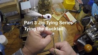 How To Make Your Own Bucktail Jigs Start to Finish Part 3 of 3  Tying [upl. by Asiral]