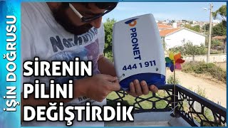 Pronet Alarm Sisteminin Pil Değişimi Nasıl Yapılır [upl. by Latea689]