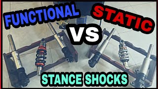 Stance Shocks  STATIC vs FUNCTIONAL SHOCKS  Differences  Stance Mio [upl. by Nedgo]