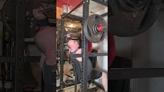 New PR 241lb seated overhead military press 3x3 Hulk Fit power cage [upl. by Aita]