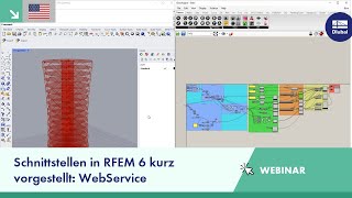 EN Schnittstellen in RFEM 6 kurz vorgestellt WebService und RhinoGrasshopper [upl. by Anele]