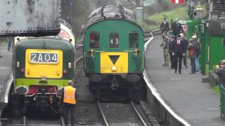 D9009 quotAlycidonquot on MHR Diesel Gala 2013 Ropley [upl. by Cibis]