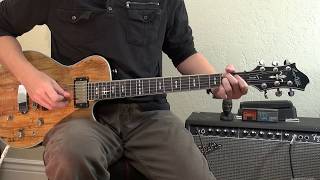 Hagstrom Ultra Swede Spalted Maple Guitar Demo [upl. by Attegroeg982]