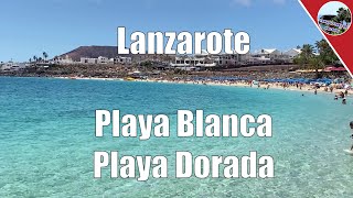 Lanzarote Playa Blanca Spaziergang zur Playa Dorada [upl. by Ymaj]