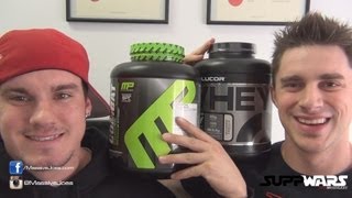 MusclePharm Combat v Cellucor Cor Performance Whey  MassiveJoescom SUPP WARS Muscle Pharm [upl. by Colon]