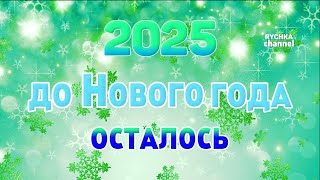 ОТСЧЕТ ДО НОВОГО ГОДА 2025 [upl. by Benjamen188]