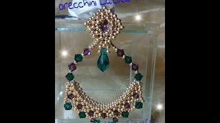 DIY Tutorial Orecchini Latika लतिका Prima versione [upl. by Cavil]