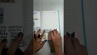 BTS Theme Journal💜💜✌btsbtsjournaljouranlart [upl. by Filbert]