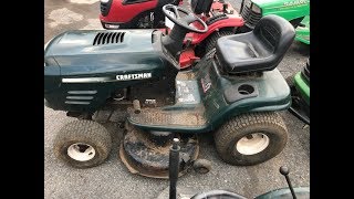 CRAFTSMAN Riding Mower Blade Replacement [upl. by Refinnej]