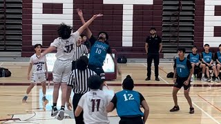 EVHS Frosh Basketball Game December 12 2023 5956 loss vs Piedmont Hills [upl. by Ethe]