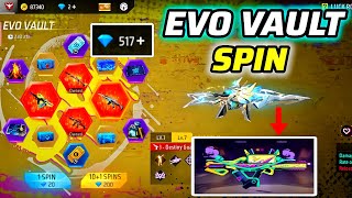 NEW EVO VAULT SPIN ।। ONLY 💎500 DIAMOND ।। EVO GROZA AND EVO XM8 SPIN VIDEO ।। [upl. by Ronoel348]