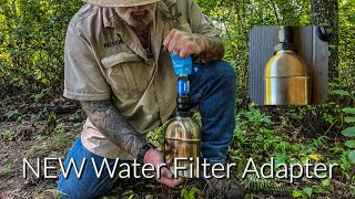 NEW Water Filter Adapter for your Pathfinder Canteen and Bottle sets TO FIT SAWYER MICO AND SQUEEZE [upl. by Gorrian96]