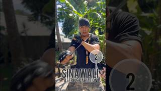 How to Martial Arts Weapons technique  Sinawali 8 Strike Variation  Eskrima Tutorial arnis [upl. by Arvonio]