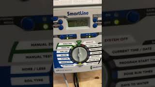 Programming weatherMatic smart line sprinkler timer irrigation SL [upl. by Farrison924]