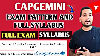 Capgemini Updated Exam Pattern amp Syllabus 🔥💥  Online Test  Oncampus amp Off Campus ExamsPlacements [upl. by Fisch424]