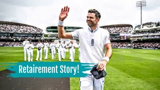 James Anderson Retirement From All Cricket  James Andeerson Retirement  Test Cricket [upl. by Patman]