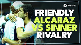 Friends First Rivals Second Carlos Alcaraz amp Jannik Sinners Friendly Rivalry 🫶 [upl. by Annasiul]