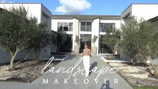 LANDSCAPE MAKEOVER PART 2 Olive Tree Reveal [upl. by Firestone]