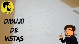 Dibujo Técnico de vistas parte 1 Croquis [upl. by Sheffie30]