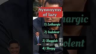 Synonyms of lazy Ielts synonyms [upl. by Moyna]