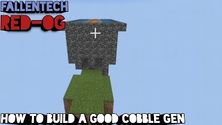 Fallentech RedOg  How to Make the BEST cobble Generator [upl. by Taylor]