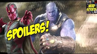 Avengers INFINITY WAR MAJOR SPOILERS Vision’s Death Explained [upl. by Oinotnanauj]