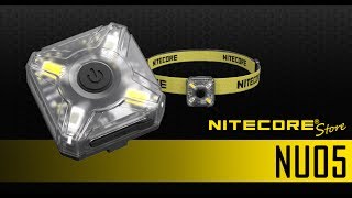 Discontinued Nitecore NU05 White amp Red USB Rechargeable Safety Signal Light for Running Bicycling [upl. by Gent]