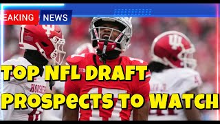 Colts Scouts at Indiana vs Ohio State Top NFL Draft Prospects to Watch [upl. by Bunker410]