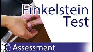 Finkelstein Test  De Quervains Tenosynovitis [upl. by Chader]