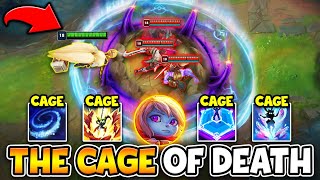 WE PUT THE ENEMIES IN A CAGE OF DEATH THEY CANT ESCAPE THE CAGE COMP [upl. by Lasley898]