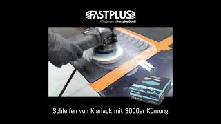 Schleifen des Klarlacks mit der FlexPro Feinschleifscheiben mit 3000er Körnung  Autolack Schleifen [upl. by Forkey624]