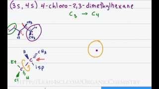 Newman Projection Part 4  MultiSubstituted Molecule [upl. by Niarfe126]