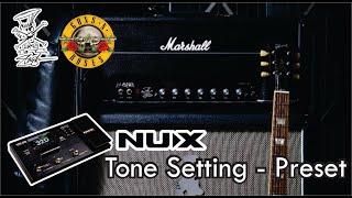 nux mg 30 I slash tone preset patch I gnr sweet child o mine [upl. by Assirroc837]