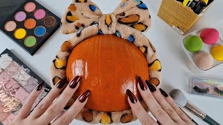 ASMR Makeup on Pumpkin🧡 asmr no talking [upl. by Ajroj281]