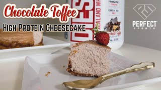 Chocolate Toffee Protein Cheescake [upl. by Anahsak888]