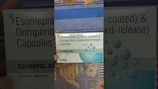 EsomefolDSR CapsuleEsomeprazole Enteric Coated amp Domperidone Sustainedrelease Capsule [upl. by Yenor]